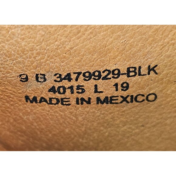 Frye Women’s Black Leather Nora Zip Short Ankle Block Heel Boot Size 9B 1778 - Picture 8 of 16